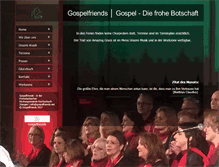 Tablet Screenshot of gospel-friends.net